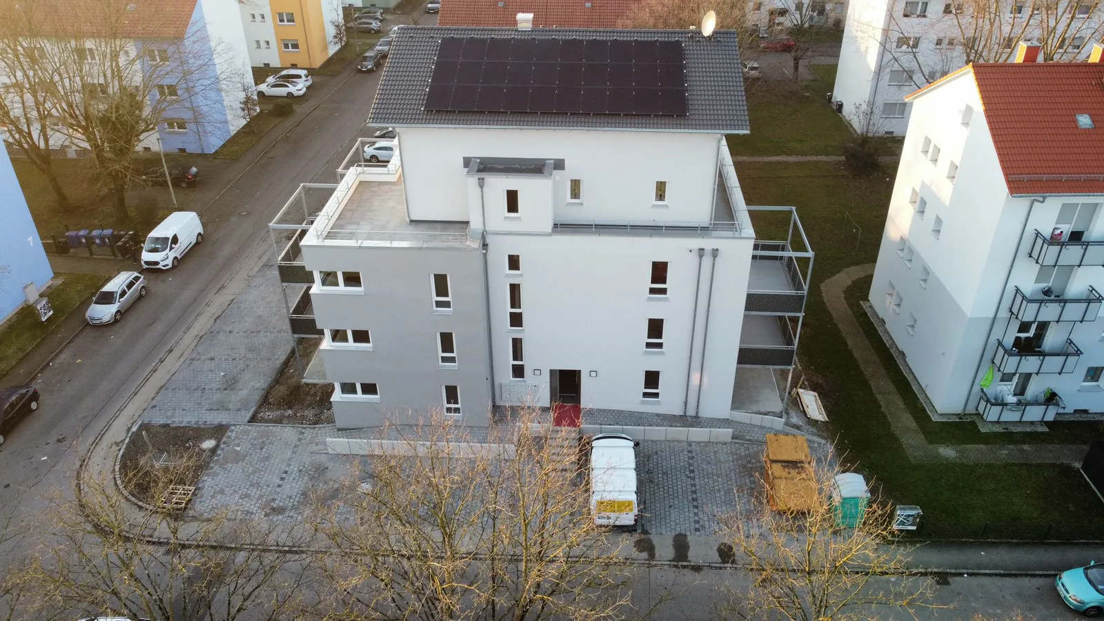 Neubau Mehrfamilienhaus, 14 Wohneinheiten – Ansicht 3
